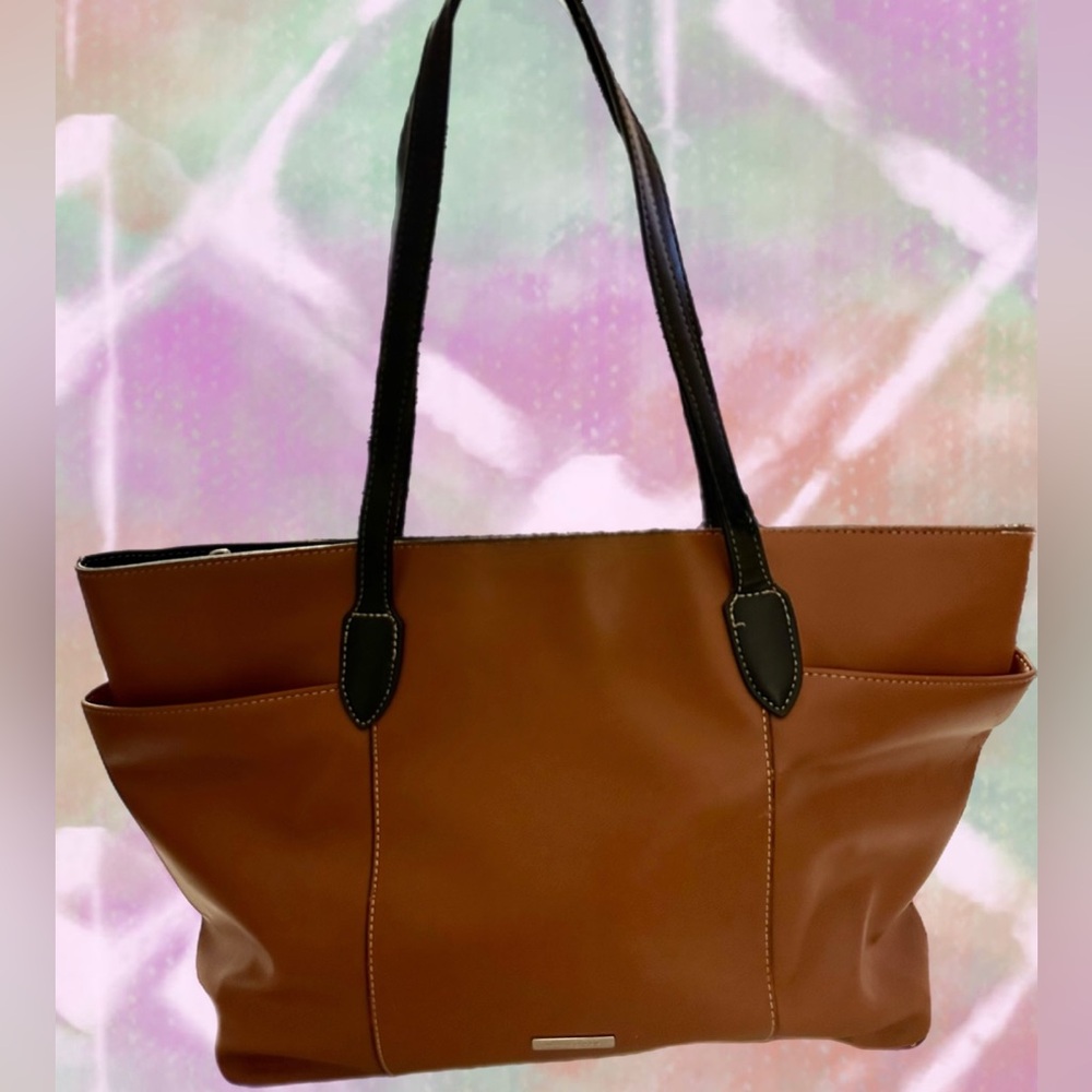 London Fog Kensington Tote in Cognac